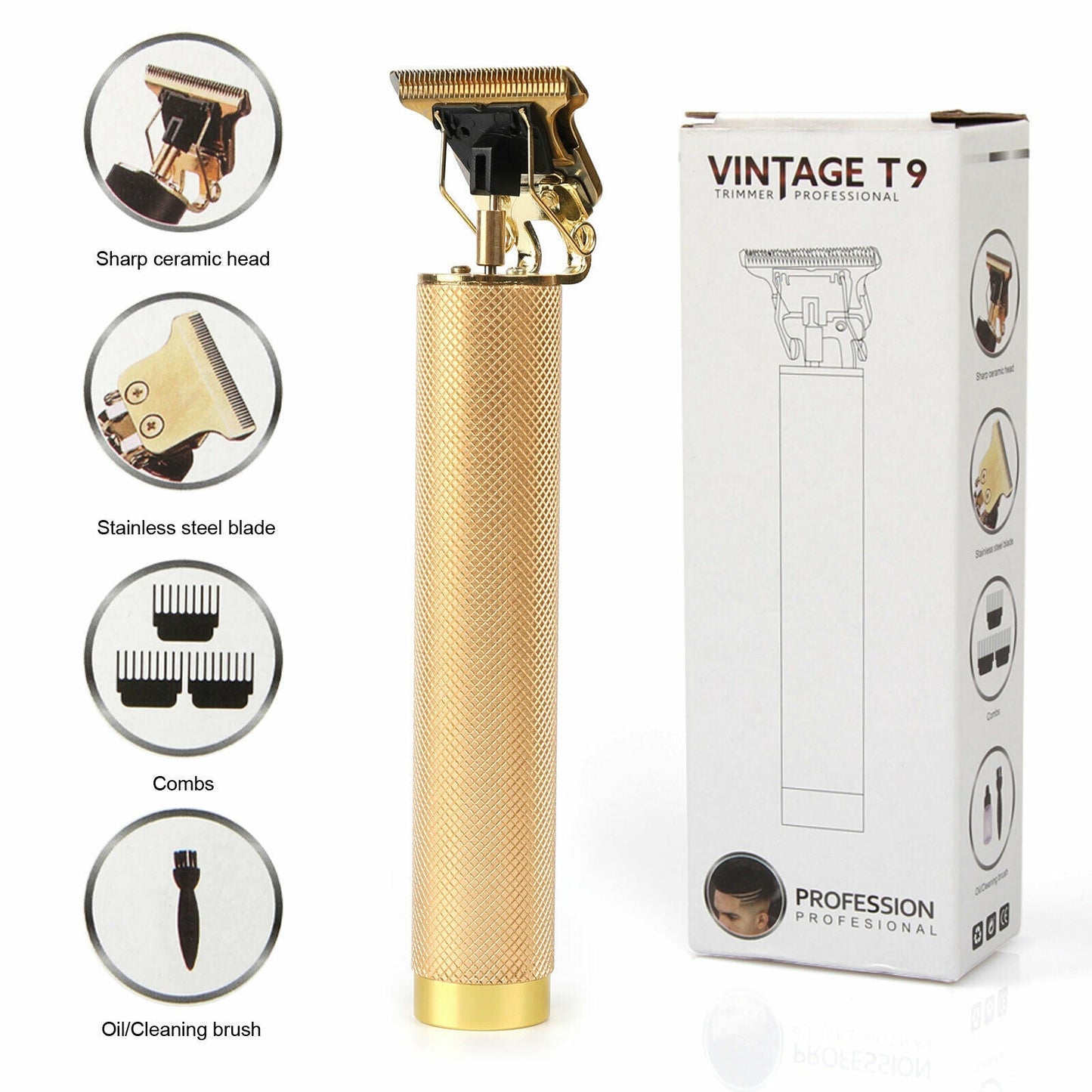 Rechargeable Electric Hair Clippers