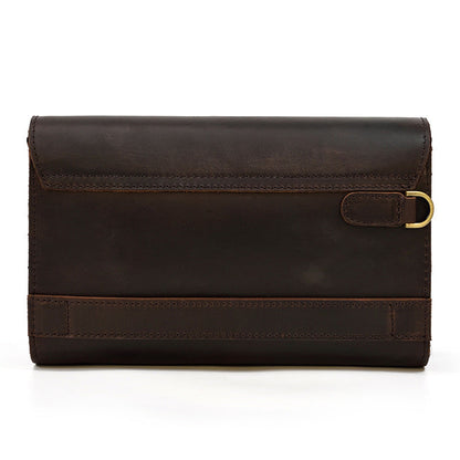 Retro Crazy Horse Leather Men's Wallet