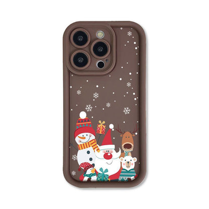 Santa Claus Christmas Phone Case Shockproof Silicone Cover