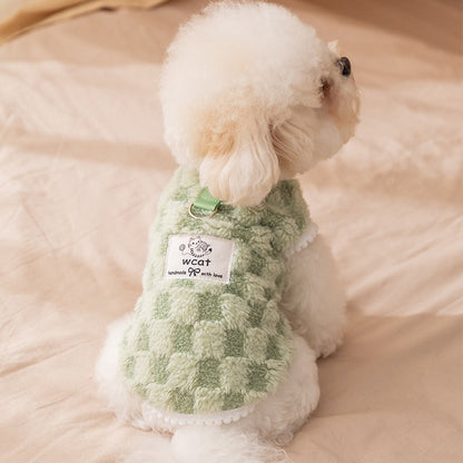 Autumn And Winter Korean Version New Dog Cute Cartoon Little Bear Sportswear Cat Teddy Pet Clothing
