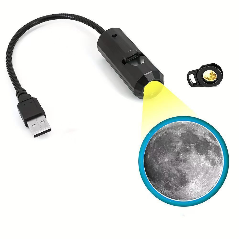 Creative Atmosphere USB Moon Projection Lamp