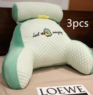 Fluffy Triangle Reading Cushion Lumbar Support