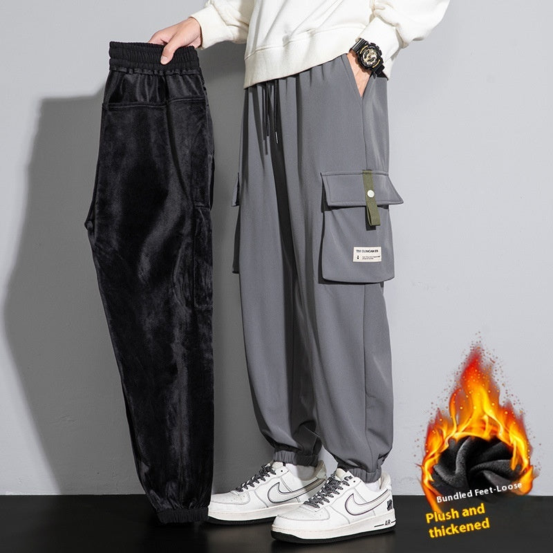 Plus Size Men's Loose Tapered Workwear Pants