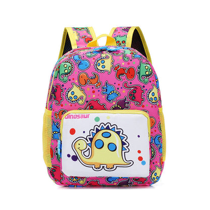 Dinosaur Cartoon Nylon Student Schoolbag for Children