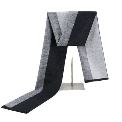 Men's Winter Warm Striped Business Scarf
