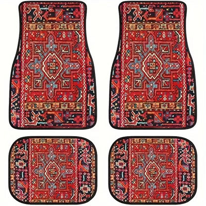 Vintage Bohemian Style Car Floor Mat Carpet
