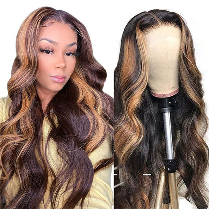 Long Curly Synthetic Wig with Rose Net - Women's Fashion