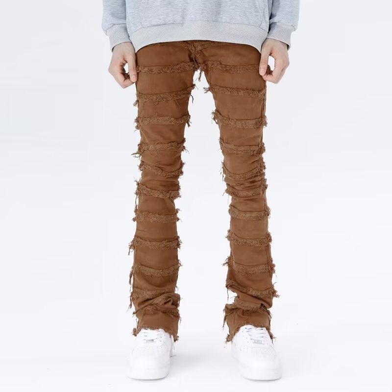 American Personality Hip Hop Zipper Jeans