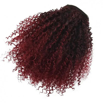 African Drawstring Small Curly Wig