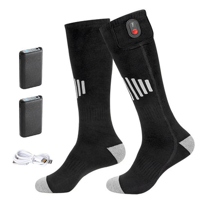 Electric Heating Pure Cotton Skiing Warm-keeping Socks