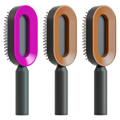 Self Cleaning Hair Brush One-key Airbag Massage