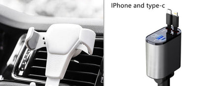 Metal Car Charger 100W USB Type C Adapter