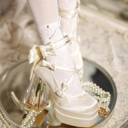 Lolita High Heels Elegant Mary Jane Shoes Cos Shoes