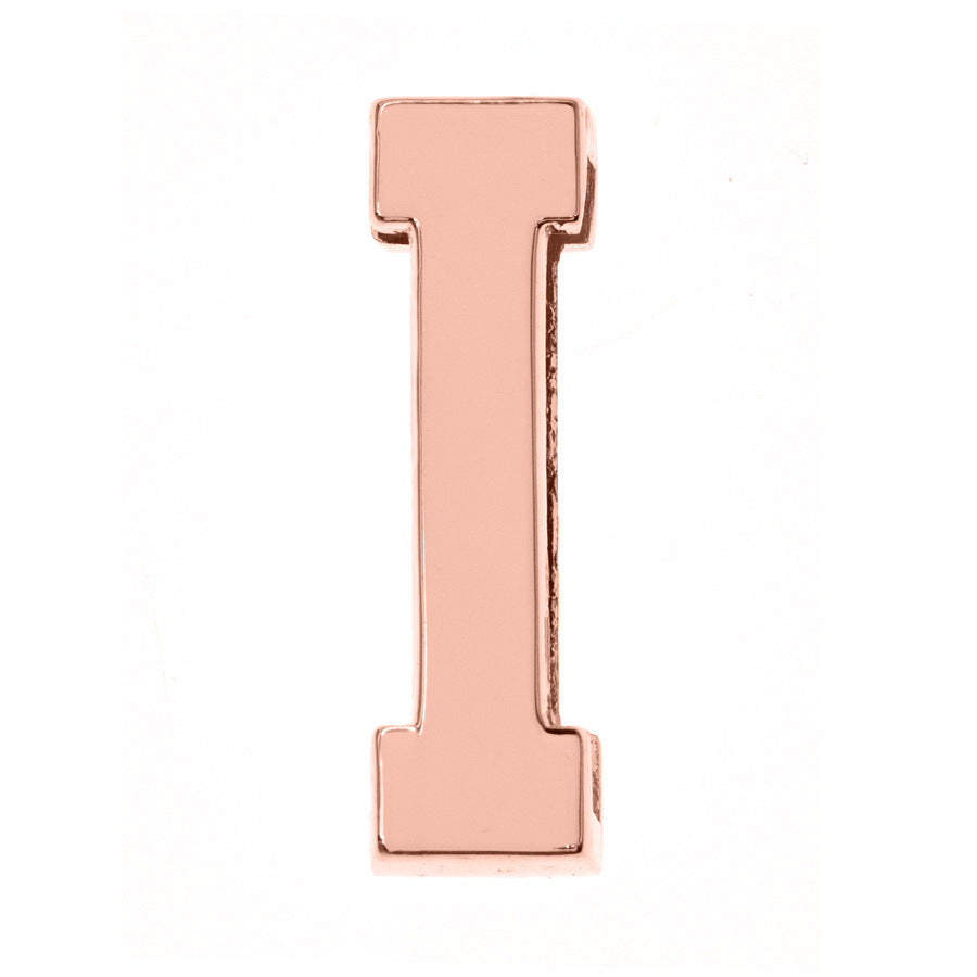 DIY Letter Keychain Glossy Ornament Accessories