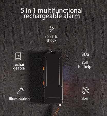 5-in-1 Power Bank with SOS Alarm