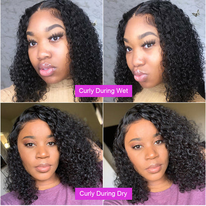 Deep Wave Transparent Lace Front Wig
