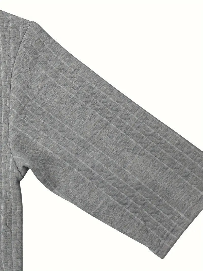 Men's Jacquard V Neck Shirt & Shorts Set