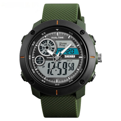 Waterproof Double Display Sports Watch