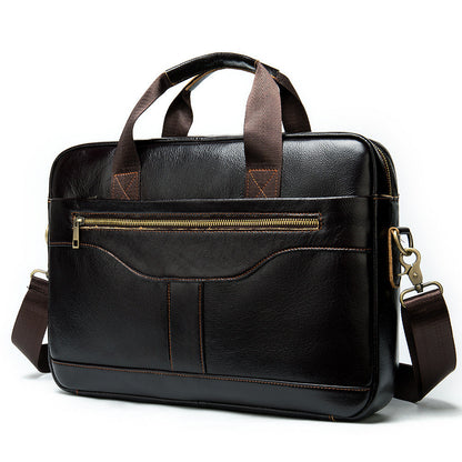 Men's Leather Business Briefcase