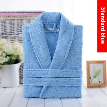 Cotton Winter Bathrobe Quick-dry Thickened