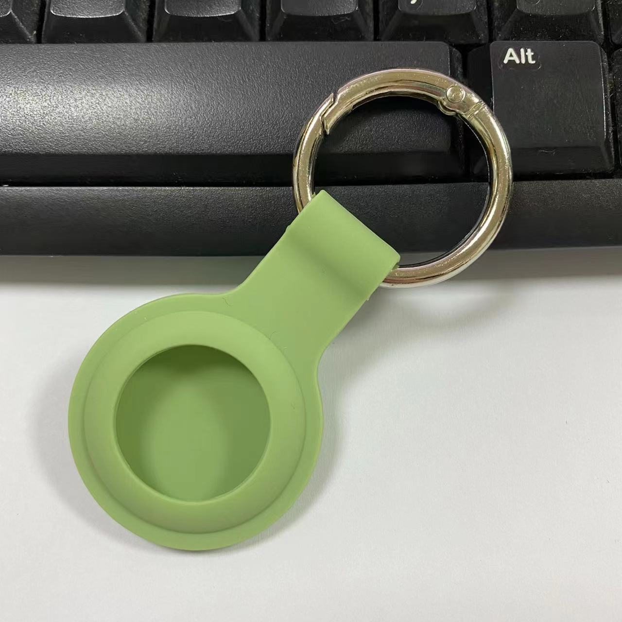 Suitable For Airtag Locator Tracker Anti-lost Keychain Waterproof Silicone Protective Case