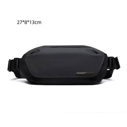 Chest bag men's small shoulder bag multifunctional trendy crossbody bag commuter mailman shoulder bag waist bag backpack