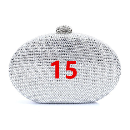 Crystal bag can be used for crossbody carrying, suitable for party and wedding gift bags