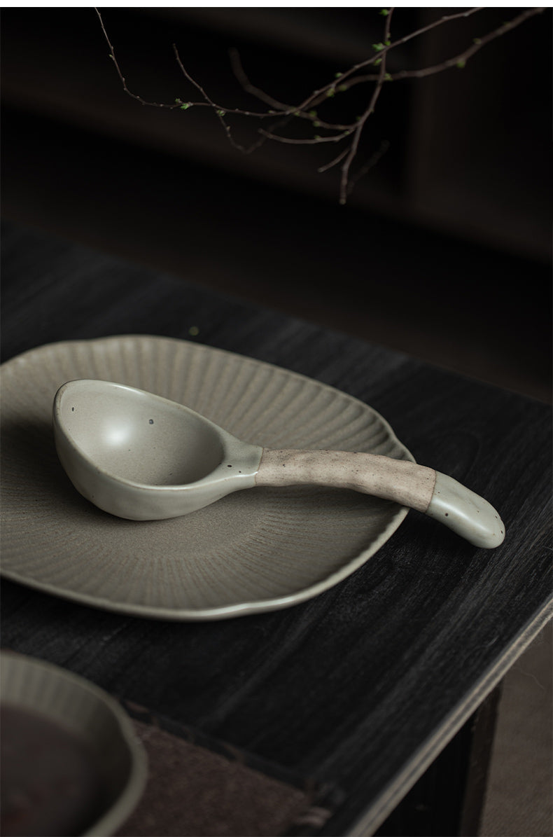 Stoneware Soup Spoon Household Coffee Spoon