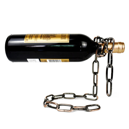 Iron Chain Wine Rack