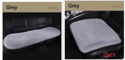 Car Seat Winter Plush Single Seat Square Cushion
