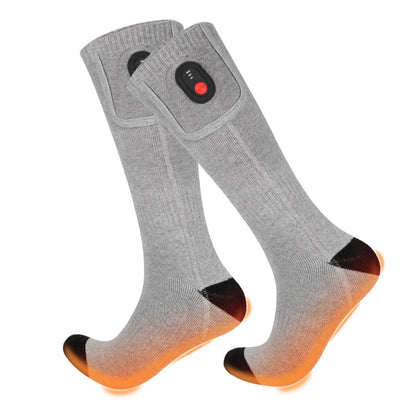 Electric Heating Pure Cotton Skiing Warm-keeping Socks