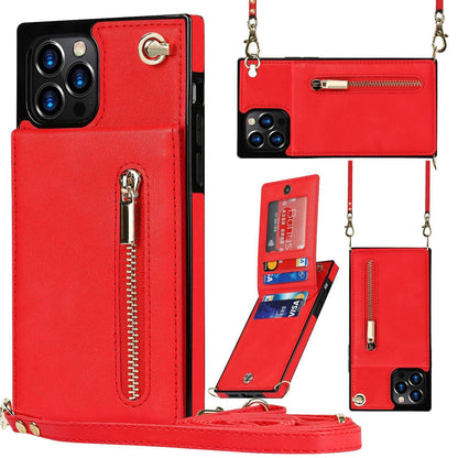 Leather Case Card  12 Messenger Phone Case Explosive Style