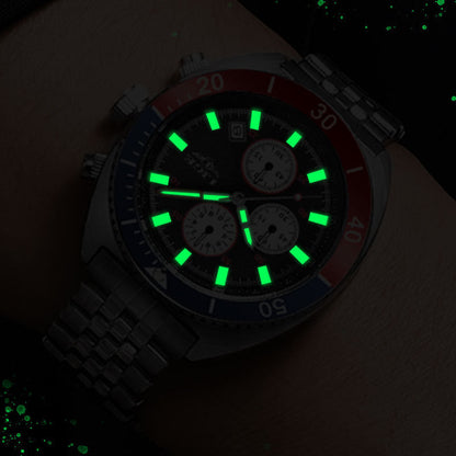 Multi-functional Student Men's Large Dial Waterproof Quartz Watch