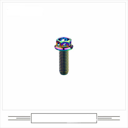 EFsolid Titanium Alloy Motorcycle Flange Screw