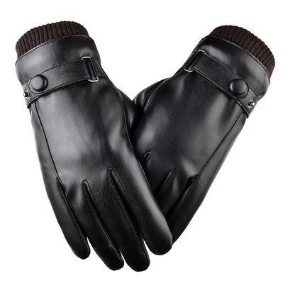 Autumn and Winter Warm Touch Screen Fleece-lined Gloves