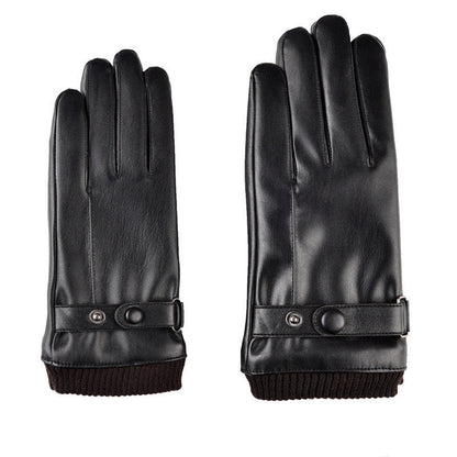 Autumn and Winter Warm Touch Screen Fleece-lined Gloves