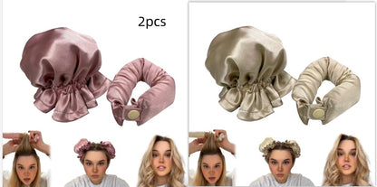 Heatless Cloth-Covered Curling Rod
