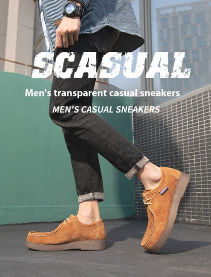 New Casual Korean Style Leather Sneakers