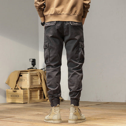 New Retro Ankle-tied Loose Overalls