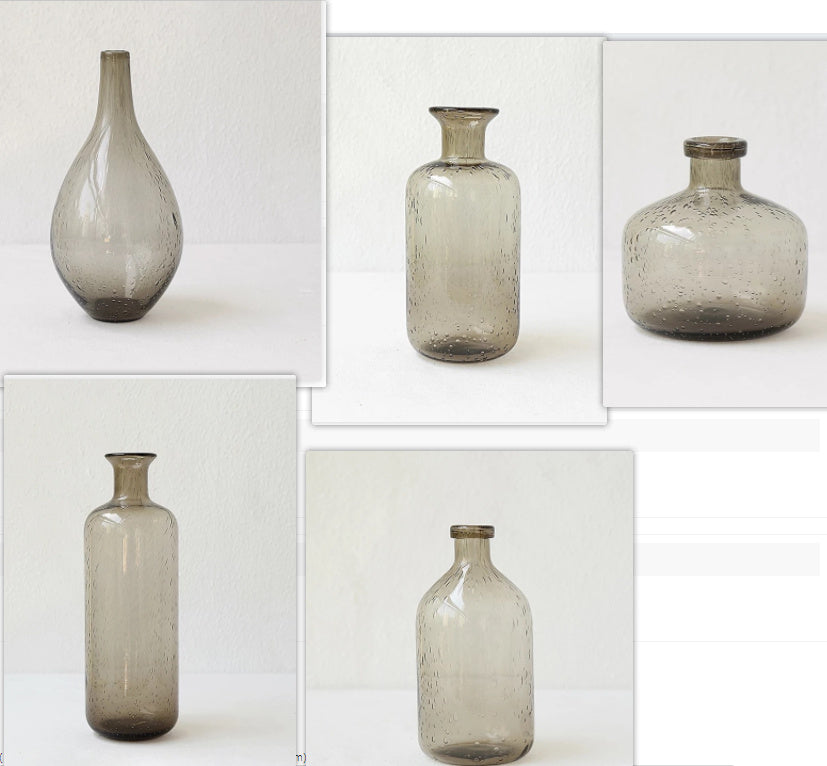 Bubble Glass Vase for Home Decoration