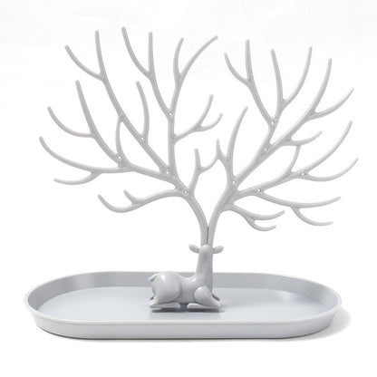 Deer Jewelry Display Stand with Drawer