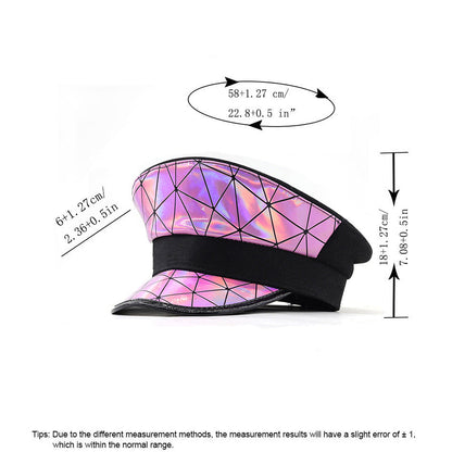 Women's Rose Leather Photography Party Wedding Hat