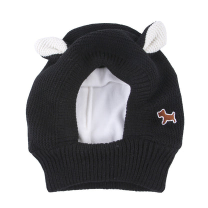 Knitted Large Dog Golden Retriever Warm And Windproof Hat