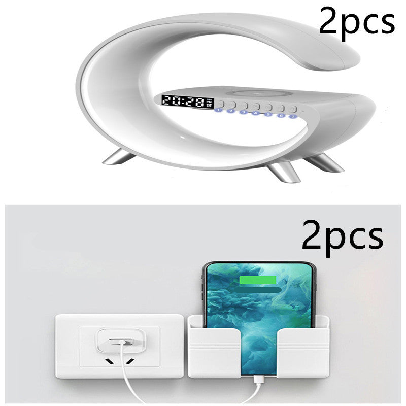 G Shaped LED Lamp with Bluetooth Speaker