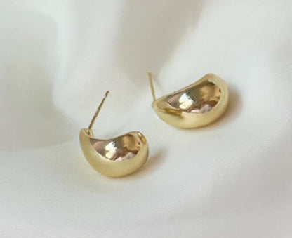 Luxury Metal Water Drop Earrings