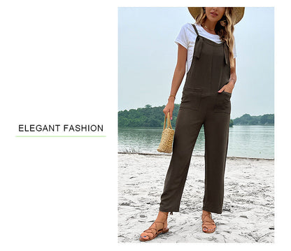 Summer Suspender Pocket Jumpsuit