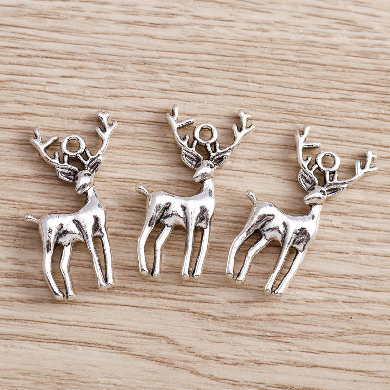 Electroplated Christmas Animal Pendant