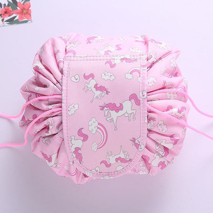 Do Not Miss Drop ship Women Drawstring Cosmetic Bag travel Organizer bag pouch Make Up Case Storage Makeup Bag Toiletry bag