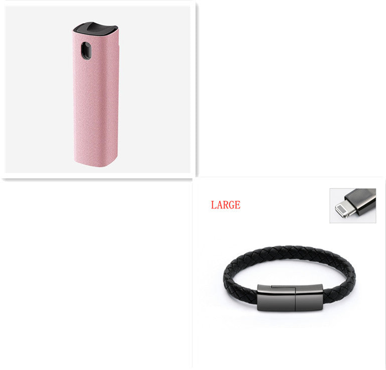 2 in 1 Phone Computer Screen Cleaner Kit Microfiber Cloth