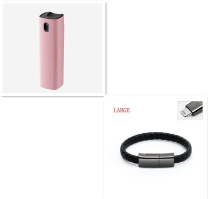 2 in 1 Phone Computer Screen Cleaner Kit Microfiber Cloth